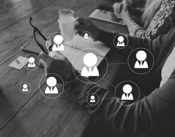 Social Network Connection Avatar Icon Vector